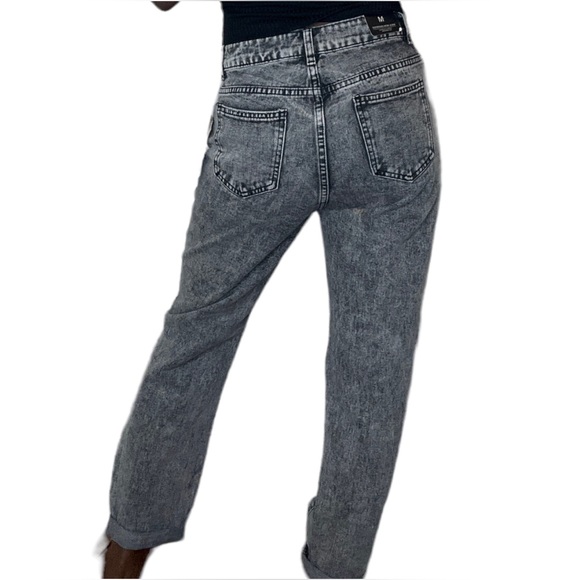 Grey Distressed Denim Jeans - Picture 2 of 4